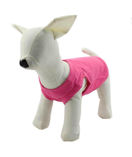 2018 Pet Clothes Dog Clothing Blank T-Shirt Tanks Top Vests for Small Middle Large Size Dogs 100% Cotton Dog Summer Vest Classic (XXL, Rose-red)