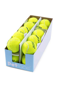 Petface Mega Tennis Ball Dog Toy, 15cm (Pack of 20)