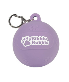 Kibble Bubble Dog Treat Pouch, Ball, Purple