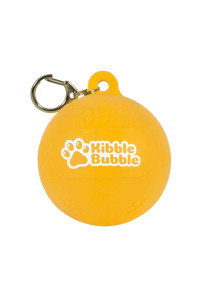Kibble Bubble Dog Treat Pouch, Ball, Yellow