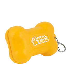 Kibble Bubble Dog Treat Pouch, Yellow Bone (30747-O) 4.3 x 2.6