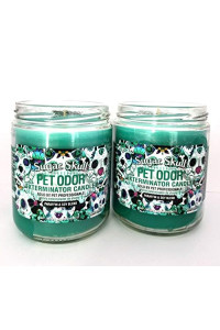 Specialty Pet Products Pet Odor Exterminator candle, Sugar Skull - Pack of 2