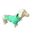 Lovelonglong Pet clothing Dachshund Dog clothes coat Hoodies Winter Autumn Sweatshirt for Dachshund Dogs 10 colors 100 cotton 2018 New (D-L, green)
