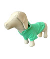 Pet Clothing Dachshund Dog Clothes Coat Hoodies Winter Autumn Sweatshirt for Dachshund Dogs 10 Colors 100% Cotton 2018 New (D-M, Green)