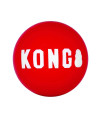 KONG Signature Balls 2 Pack Durable Ball for Chasing and Retrieving For Small Dogs
