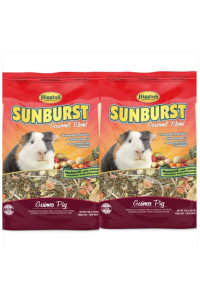 Higgins 2 Pack Sunburst gourmet guinea Pig Food 6 Pounds Total
