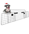 Sailnovo Dog Barrier for Car SUV Vehicles, Adjustable Pet Barrier Wire Mesh Dog Car Barrier for Cargo Area - Universal Fit