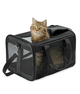 HITSLAM Hitchy Pet carrier cat carrier Soft Sided Pet Travel carrier for cats, Small Dogs, Kittens or Puppies,A