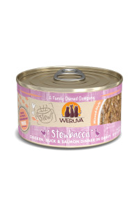 Weruva Classic Cat Stews!, Stewbacca with Chicken, Duck & Salmon in Gravy, 2.8oz Can (Pack of 12)