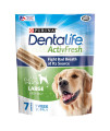 Purina DentaLife Large Dog Dental Chews; ActivFresh Daily Oral Care - 35 Treats