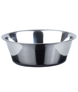 PEGGY11 Deep Stainless Steel Anti-Slip Dog Bowls, Single Pack, 6 Cups