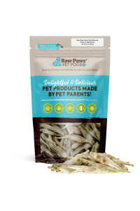 Raw Paws Freeze Dried Minnow Treats for Dogs & Cats, 2-oz - USA Fish Dog Treats - Natural, Single Ingredient Minnow Cat Treats - Raw Freeze Dried Dog Snacks - Grain Free Cat Reward - Minnows for Dogs