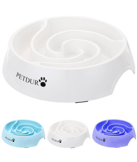 PETDURO Slow Feeder Dog Bowls for Large Dogs 4 Cups - Heavy Duty Dog Food Bowls for Medium Sized Dog - Maze Puzzle Slow Feeding Dog Bowl Accessories Stuff to Slow Down Eating for Fast Eaters