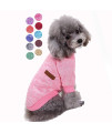 Dog Sweater, Bwealth Dog Clothes Soft Pet Apparel Thickening Fleece Shirt Warm Winter Knitwear Sweater for Small Pet (13 Colors Available)(XS - XXL Suitable for 1.5lb - 20lb) (XXL, Pink)