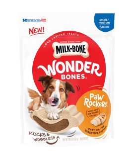 Milk-Bone Wonder Bones Paw Rockers Dog Treats, Long Lasting