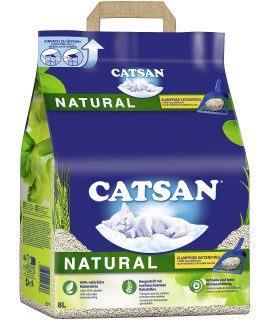 catsan 4008429117138 clumping cat Litter Natural (1 x 8 L)