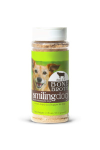 Herbsmith Bone Broth Kibble Seasoning - Freeze Dried Meat + Bone Broth Powder for Dogs - DIY Raw Coated Kibble Mixer - Beef, 3.35 oz (Packaging May Vary)