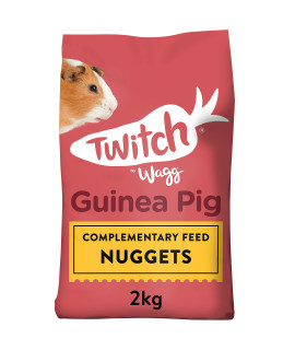 Wagg Twitch guinea Pig Food, 2 kg, Pack of 4