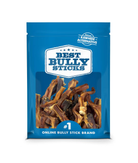Best Bully Sticks 2-4 Inch All-Natural Junior Bully Sticks for Dogs - 2-4 Fully Digestible, 100% Grass-Fed Beef, Grain and Rawhide Free 8 oz