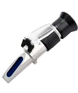 SMARTSMITH Salinity Refractometer for Seawater and Marine Fishkeeping Aquarium 0-100 PPT with Automatic Temperature Compensation