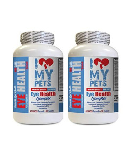 I LOVE MY PETS LLc Eye Health for cats - cAT Eye Health complex - Premium Benefits - Real Support - Bilberry for cats - 2 Bottles (120 Treats)