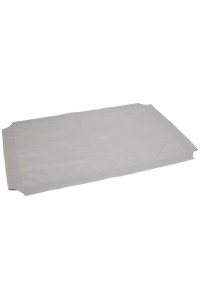 AmazonBasics Elevated cooling Pet Bed Replacement cover, L, grey
