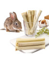 150G Rabbit Chew Toys, Rabbit Treats Made From Natural Sweet Bamboo, Keep Clean Teeth and Healthy Gums, Best Bunny Chew Toys for Rabbits, Hamsters, Chinchillas, Guinea Pigs, Bunny, Squirrels