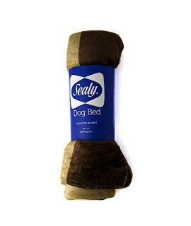 Sealy Dog Bed Blanket, Brown, Large, 94291
