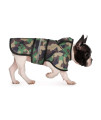 HDE Dog Raincoat Hooded Slicker Poncho for Small to X-Large Dogs and Puppies Camo - M
