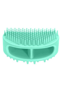Famobest Dog Brush & Cat Brush, Soft Silicone Dog Grooming Brush, Pet Bath & Massage Brush for Cats and Dogs with Short or Long Hair, Cat Slicker Shedding Hair Brush for All Pet Sizes Teal