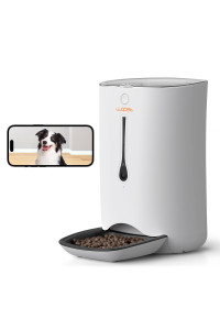 WOPET Automatic Cat Feeder with Camera,7L App Control Smart Feeder Cat Dog Food Dispenser,6-Meal Auto Pet Feeder with Timer Programmable,HD Camera for Voice and Video Recording