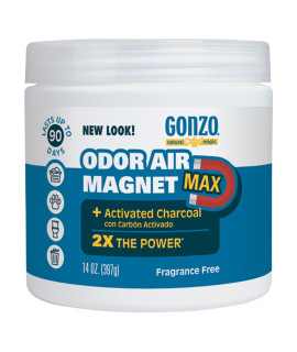 gonzo Natural Magic Odor Air-Magnet with Activated charcoal Odor Eliminator 14 Oz
