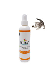 Pet Craft Supply Premium Maximum Potent All Natural Catnip for Cats USA Grown & Harvested 8 oz Value Spray Bottle Great for Training Redirecting Bad Behaviors 8oz
