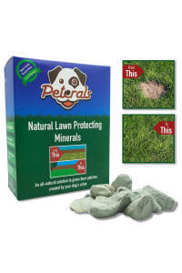 Peterals 200 grams - Natural Mineral Rocks to Prevent Lawn grass Burn Yellow Patches from Dog Urine