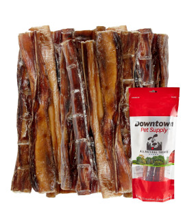 Downtown Pet Supply Bully Sticks for Dogs (6, 5-Pack Regular) Rawhide Free Dog Chews Long Lasting Non-Splintering Pizzle Sticks - USA Sourced Low Odor Bully Sticks for Large Dogs