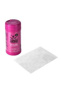 Wags & Wiggles Polish Multipurpose Wipes for Dogs Clean & Condition Your Dog's Coat Without A Full Bath 50 Count Dog Wipes in Very Berry Scent Dogs Love