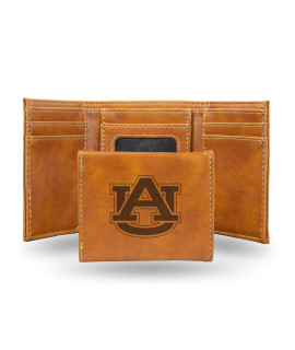 NcAA Rico Industries Laser Engraved Trifold Wallet, Auburn Tigers