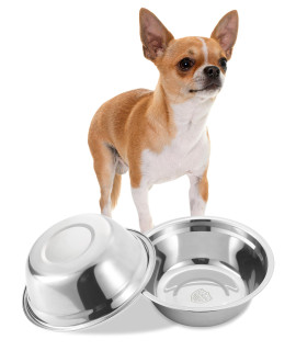 VENTION Stainless Steel Dog Bowls, Metal Dog Bowls, Dog Bowls for Small, Medium Sized Dog