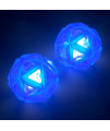 PEDOMUS Light up Dog Ball Squeaky Balls for Dogs Elastic Flash LED Dog Toy Balls Interactive Dog Toys Bounce-Activated