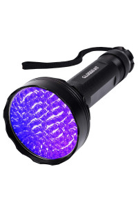 GLOSSDAY UV Flashlight Black Light, 100 LED Black Light Flashlight for Dog/Cat Pet Detector, Scorpions Finder