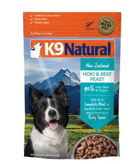 K9 Natural Grain-Free Freeze-Dried Dog Food Hoki & Beef 1.1lb