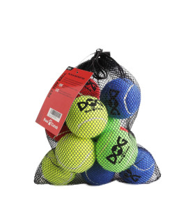 insum Tennis Ball for Dog Pack of 12 Colorful Easy Catching Pet Dog Ball (2.5'',12Pack)