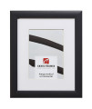craig Frames 1WB3BK 5 x 7 Inch Black Picture Frame Matted to Display a 4 x 6 Inch Photo