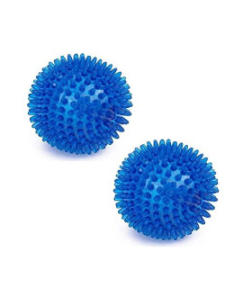EEToys TPR Bouncy Floating Teeth cleaning Spiky Ball Squeaky Toy for Dogs 2 Pcs