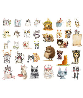 Seasonstorm cute cats Kawaii Aesthetic Happy Planner Diary Journal Stationery Scrapbooking Stickers Travel Art Supplies
