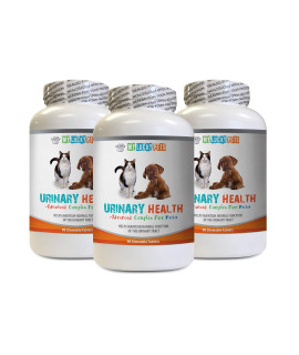 UTI Relief for Dogs - Pets Urinary Health Complex - for Dogs and Cats - Advanced Bladder Support - Cranberry for Dogs - 3 Bottles (270 Treats)