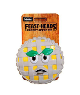 DOOg - Feast-Head Toys - crabby (Apple Pie) (FEASTH03), Multi-color, Small