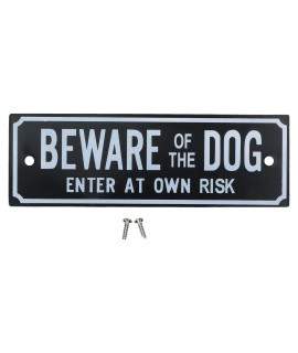 AB Tools Beware of The Dog Enter at Own Risk Home gate Dog Warning Sign