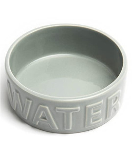 Park Life Designs Pet Bowl Classic Water (Medium, Grey)