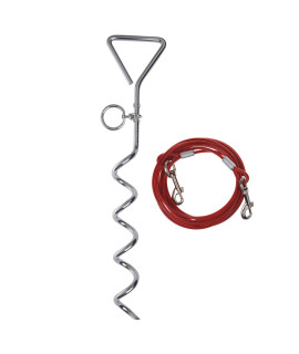 cARTREND 10195 caravan Tying StakeDog Anchor for Securely Tying Your Dog for camping and Outdoor Events